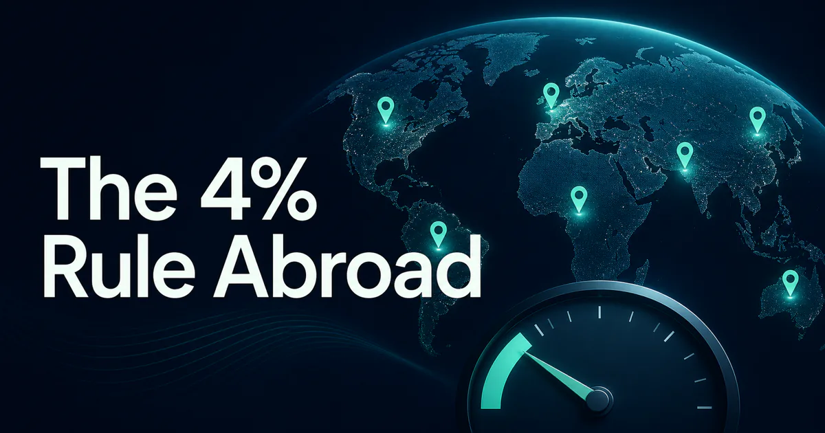 Why the 4% Rule Breaks Outside the US (and What to Use Instead)