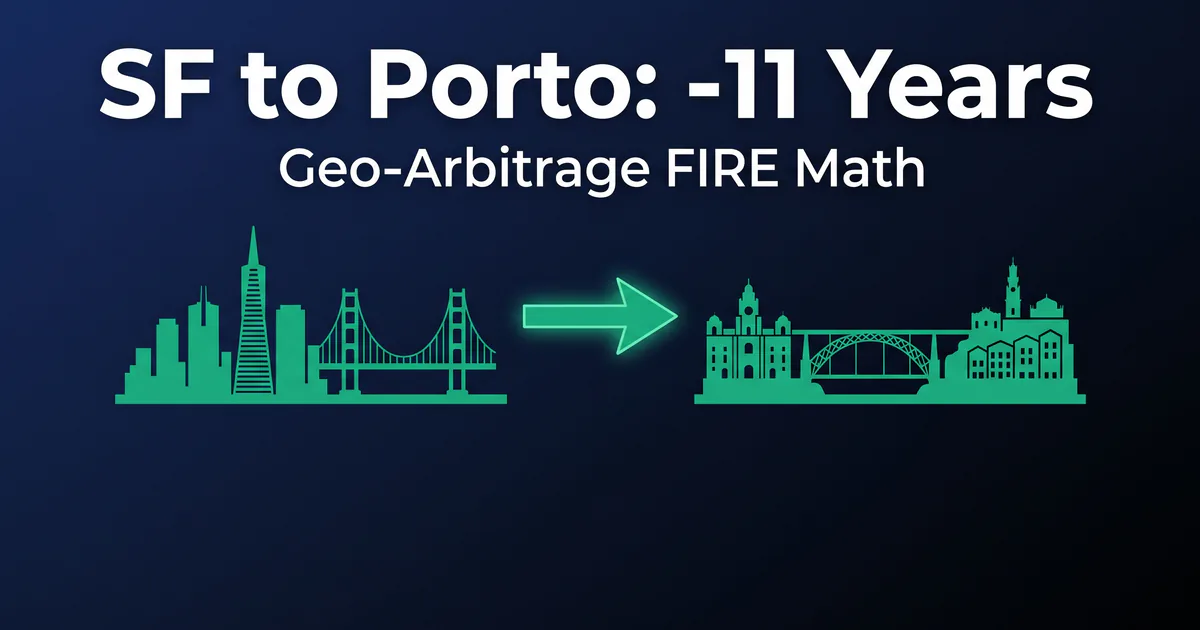 Geo-Arbitrage Calculator: How Many Years a Move Shaves Off Your FIRE Date (2026 Guide)