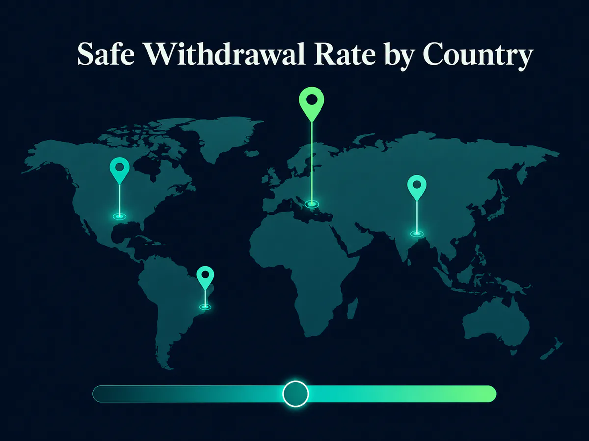 Safe withdrawal rates differ by country and currency